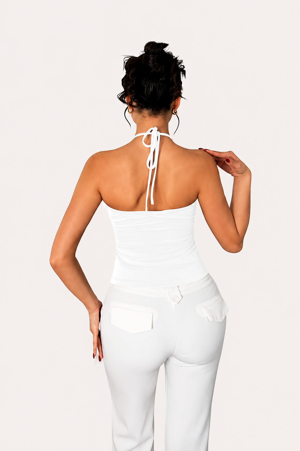 Women’s Halter Neck Cut-Out Top