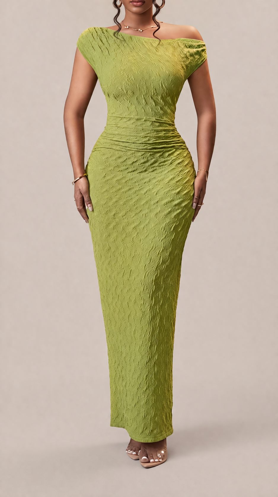 Women’s Asymmetrical Off-Shoulder Bodycon Dress