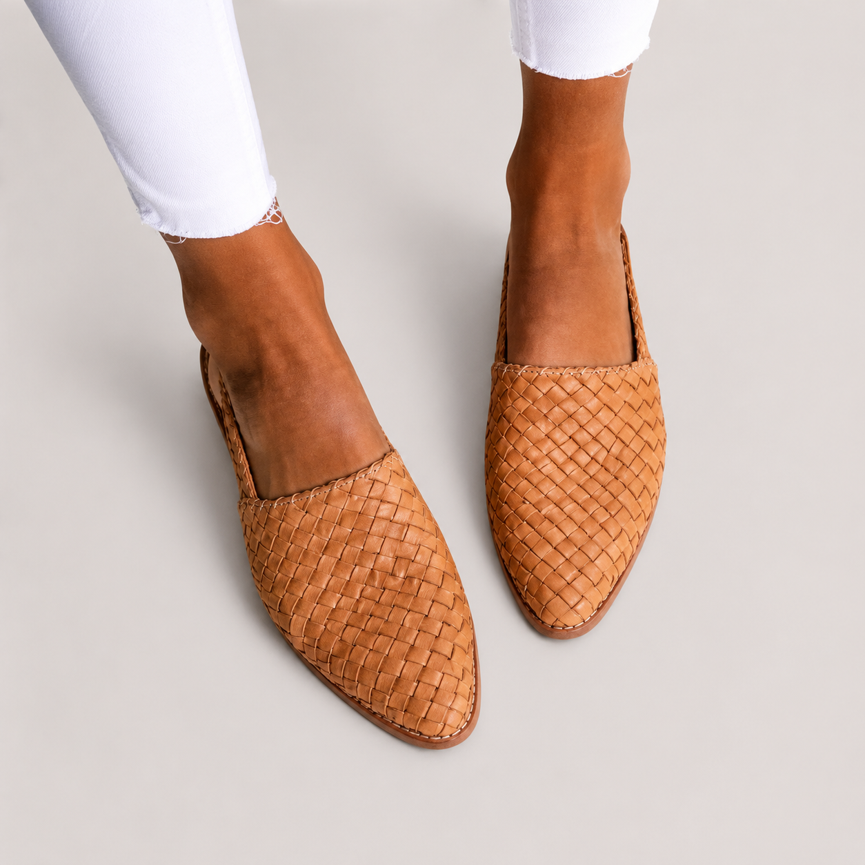 Women’s Woven Pointed Toe Mules