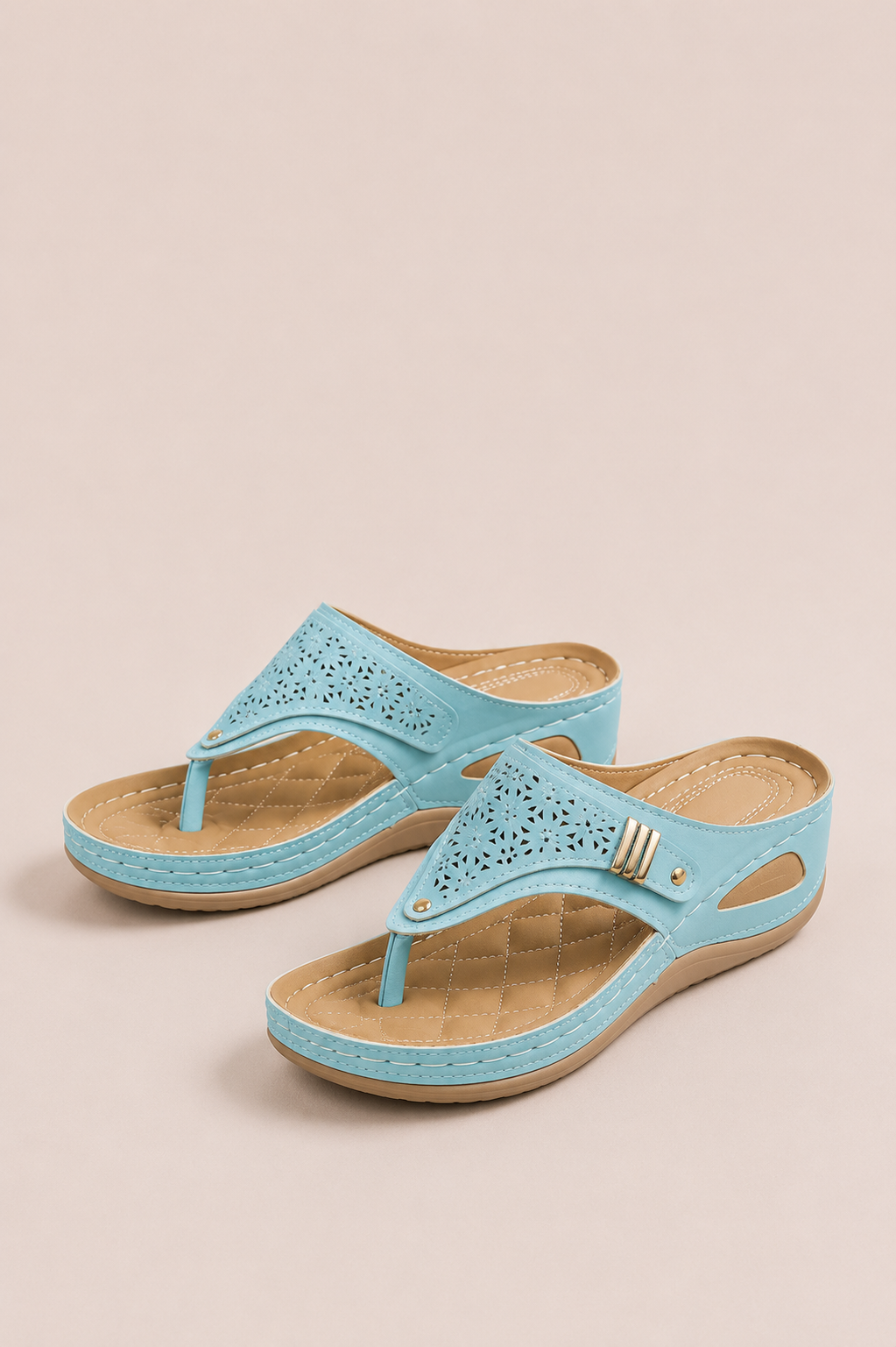 Wedge Slide Sandals