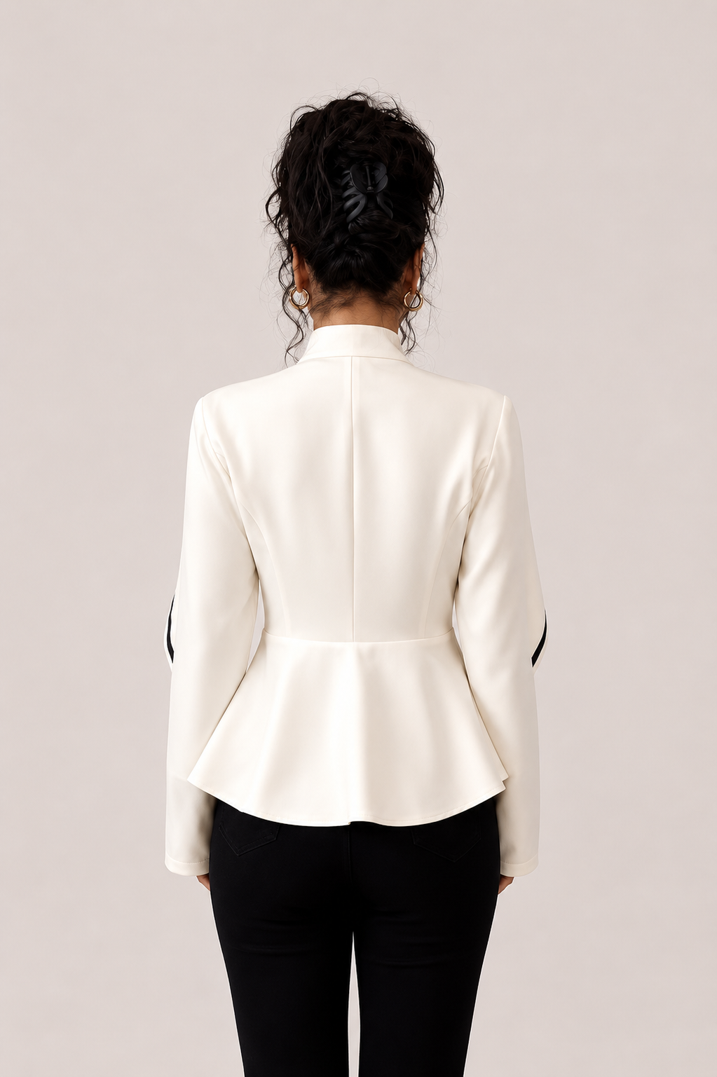 Women’s Button Front Long Sleeve Jacket