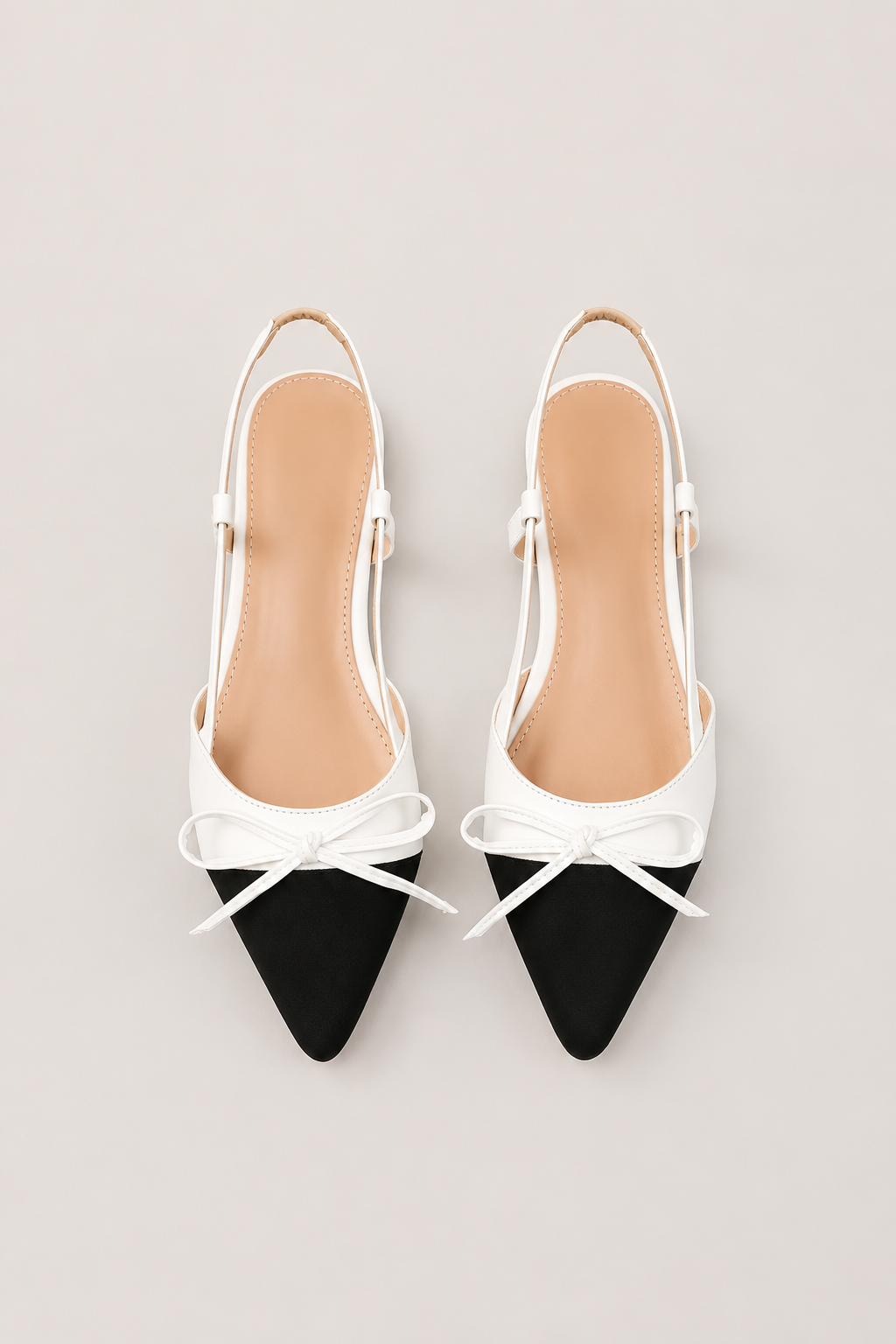 Women’s Pointed Toe Slingback Flat Shoes