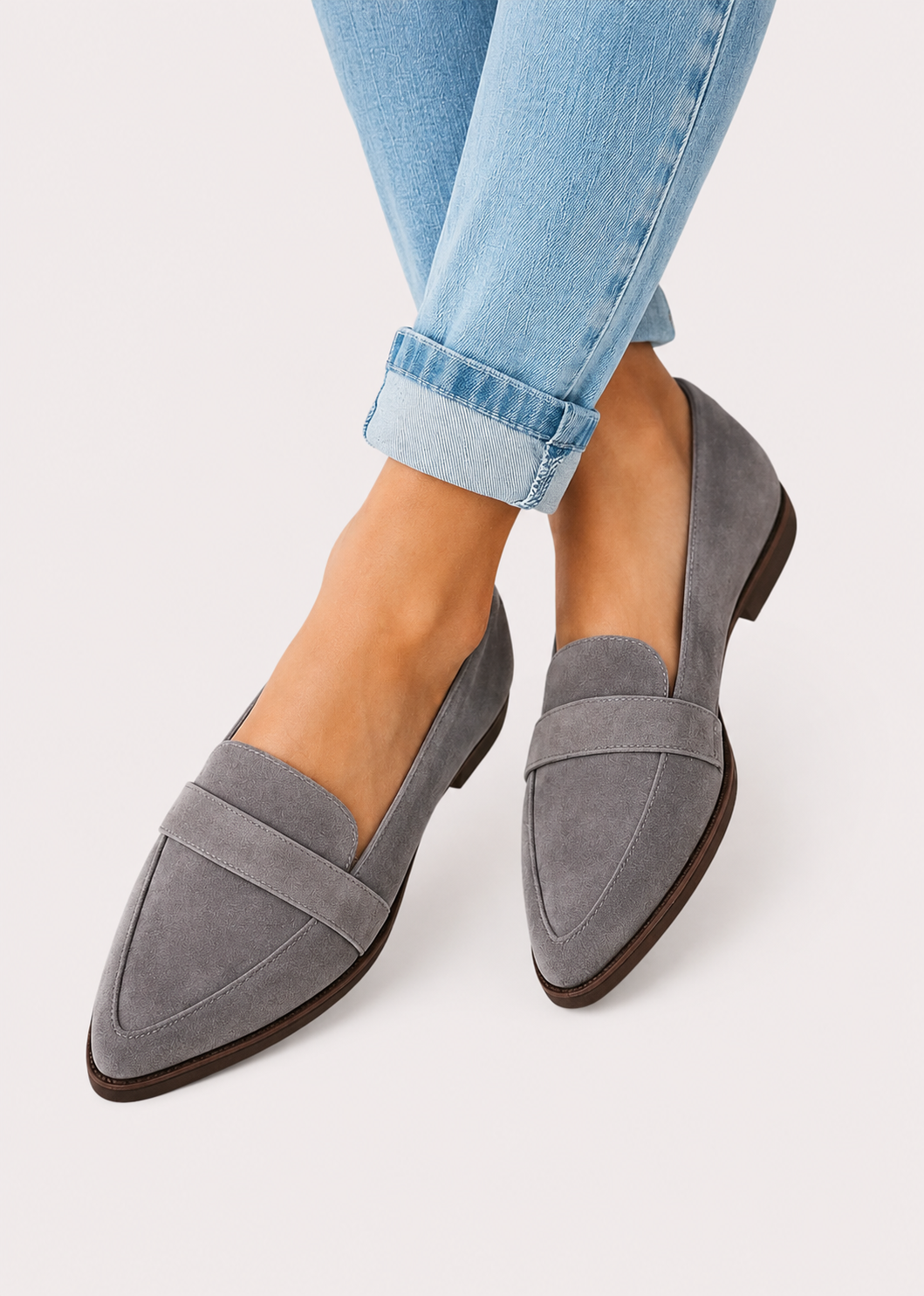 Women's Pointed Toe Slip-On Loafers