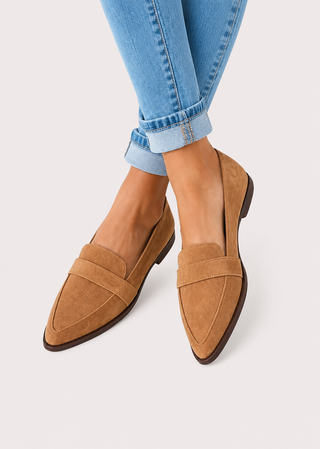 Women's Pointed Toe Slip-On Loafers