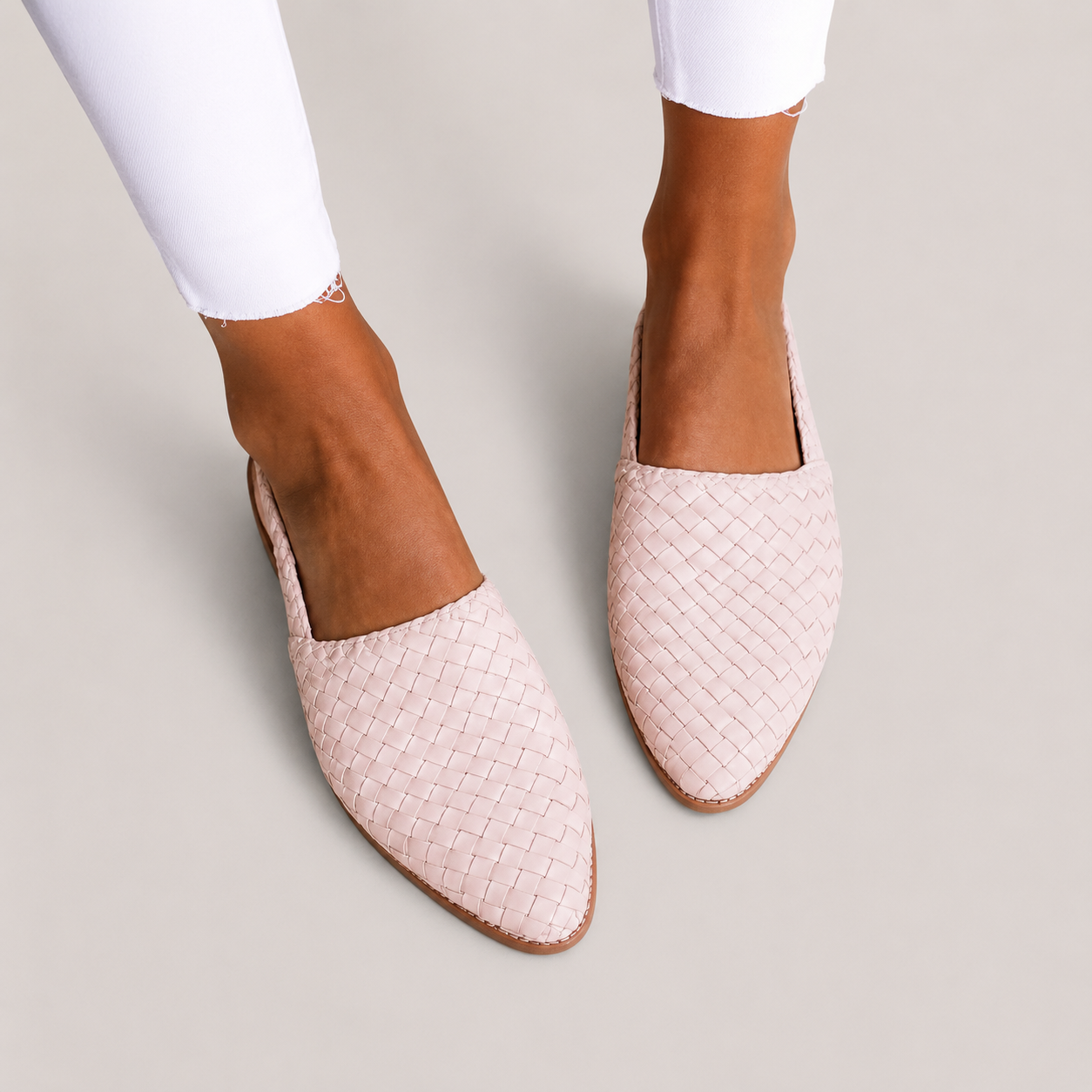 Women’s Woven Pointed Toe Mules