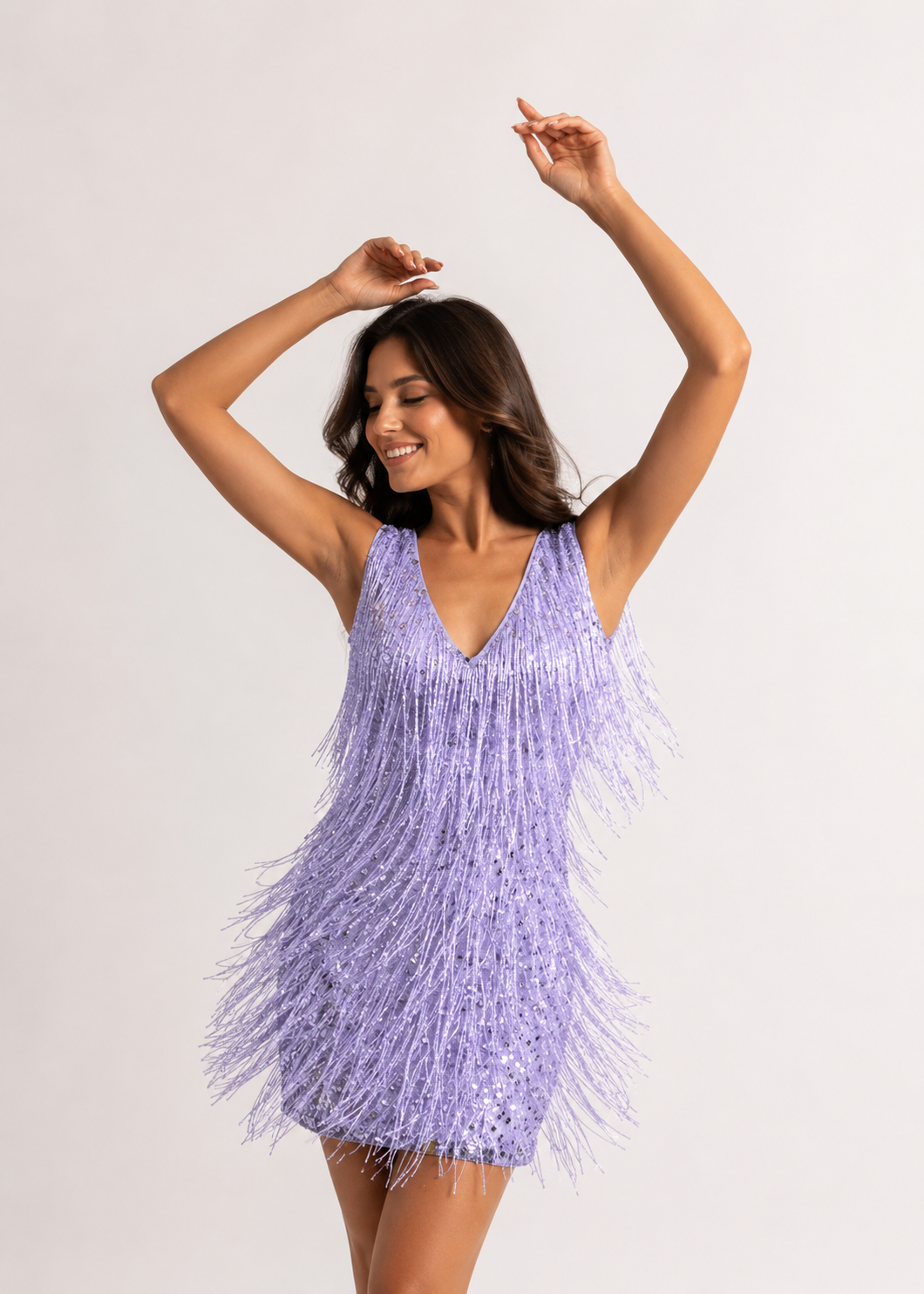 Women’s Fringe Detail Mini Dress