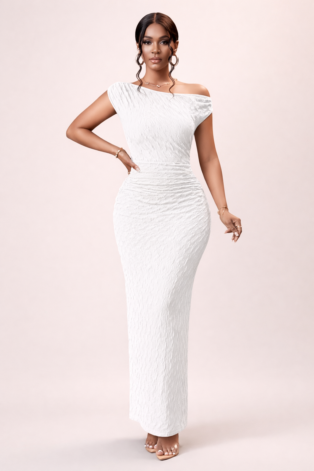 Women’s Asymmetrical Off-Shoulder Bodycon Dress